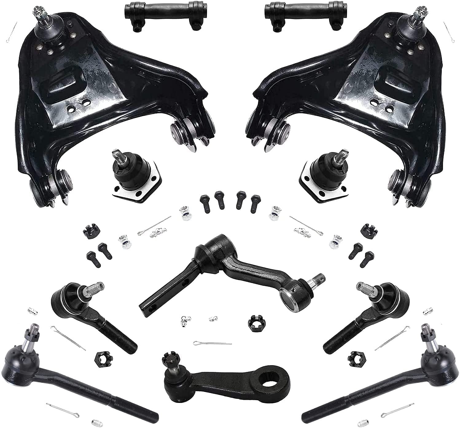 Detroit Axle 12pc 4WD Suspension Kit for Chevy S10 Blazer GMC Jimmy ...