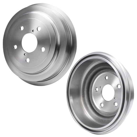 Detroit Axle - 13.98" (355.1mm) Rear Brake Drums Replacement for Dodge Dakota Mitsubishi Raider Fits select: 2005 DODGE DAKOTA SLT, 2007-2009 MITSUBISHI RAIDER LS
