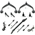 thumbnail image 1 of Detroit Axle - 13pc Front End Suspension Kit for Chevy Silverado Sierra 2500 3500 HD, 2 Upper Control Arms 4 Inner Outer Tie Rods 2 Lower Ball Joints 2 Sway Bars 1 Center Link 2 Idler and Pitman Arms, 1 of 8
