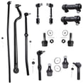 thumbnail image 1 of Detroit Axle - 13pc Front Inner Outer Tie Rods Upper Lower Ball Joints Sway Bars Track Bar & Adjustment Sleeves for 1996-1997 Dodge Ram 2500 Dana 60 4WD - [96-97 Dodge Ram 3500 4x4 DANA 60], 1 of 8