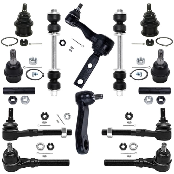 Detroit Axle - 14pc 4WD Front Ball Joints Tie Rod Suspension Kit for Ford Expedition F-150 Navigator