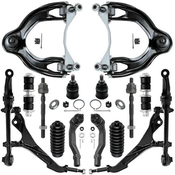 Detroit Axle - 14pc Front Upper Lower Control Arm Suspension Kit for Honda Civic Acura Integra