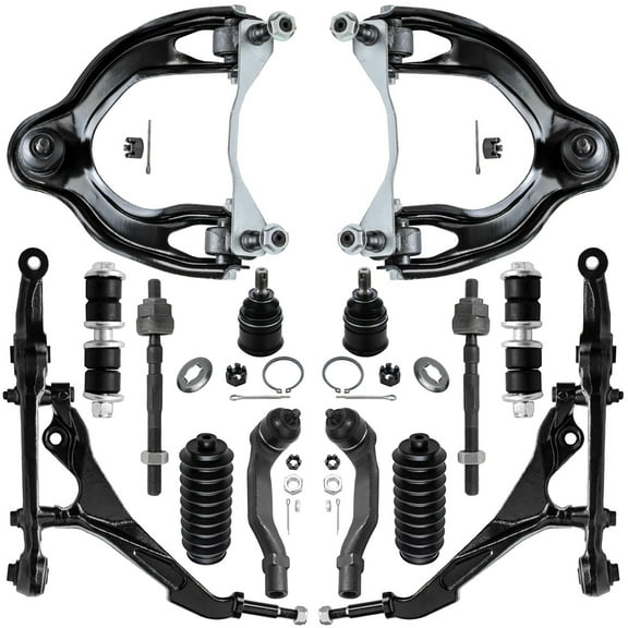 Detroit Axle - 14pc Front Upper Lower Control Arm Suspension Kit for Honda Civic Acura Integra