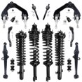 thumbnail image 1 of Detroit Axle - 16PC Front and Rear Quick Ready Struts w/Coil Springs and Front Upper Lower Control Arms w/Ball Joints, Sway Bars, and Tie Rods Replacement for 90-93 Honda Accord Sedan, Coupe, 1 of 6