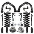 thumbnail image 1 of Detroit Axle - 16pc 4WD Front Upper Control Arms + Struts + Tie Rods + Sway Bar Links + Lower Ball Joints + Wheel Hub & Bearing Replacement for 08-10 Infiniti QX56, 08-11 Armada, 1 of 13