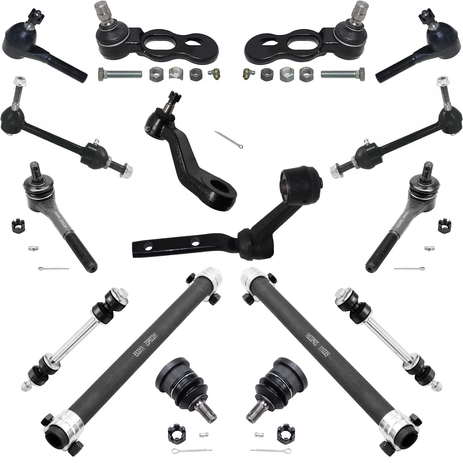 Detroit Axle 16pc Front Suspension Kit for 19982002 Mercury Grand