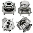thumbnail image 1 of Detroit Axle - 2.0L 4pc Wheel Bearing Hubs for 2007-2012 Nissan Sentra, 4 Front and Rear Wheel Bearing and Hubs Assembly 2007 2008 2009 2010 2011 2012 Replacement, 1 of 8