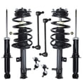thumbnail image 1 of Detroit Axle - 2.0L Struts Shocks Kit for 2007 2008 2009 Dodge Caliber, 2 Front Struts and Coil Spring 2 Rear Shock Absorbers 4 Front Rear Sway Bar End Links Replacement Suspension Kit, 1 of 1