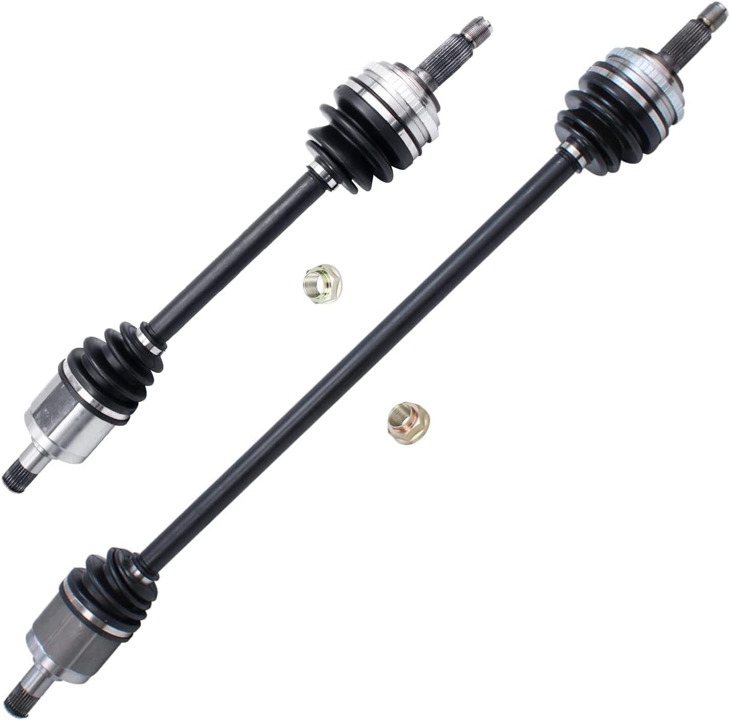 Detroit Axle - 2.3L Front CV Axles for 1998 1999 2000 2001 2002 Honda Accord [4-Wheel ABS Automatic Transmission], Complete CV Axle Shafts Assembly Replacement