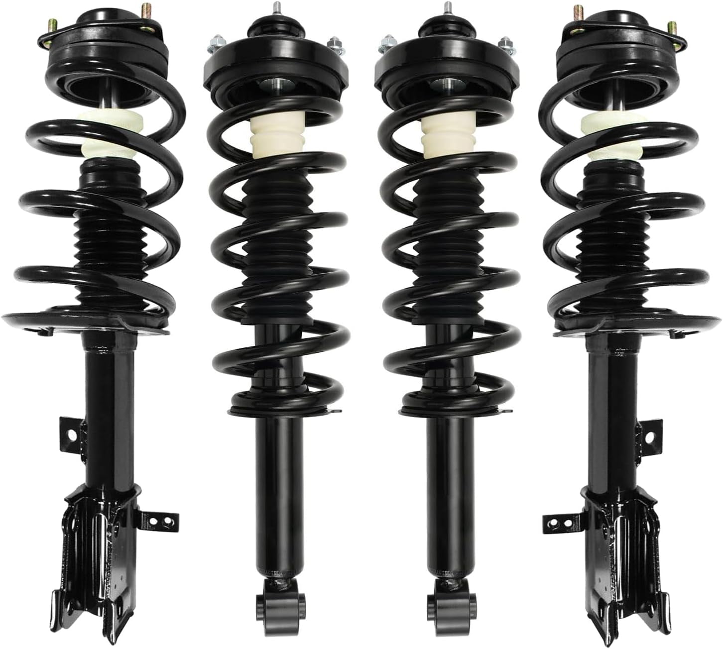 Detroit Axle - 2.4L Struts Kit for 2011-2019 Dodge Journey, Front and Rear Struts with Coil Spring Assembly 2012 2013 2014 2015 2016 2017 2018 Replacement Suspension