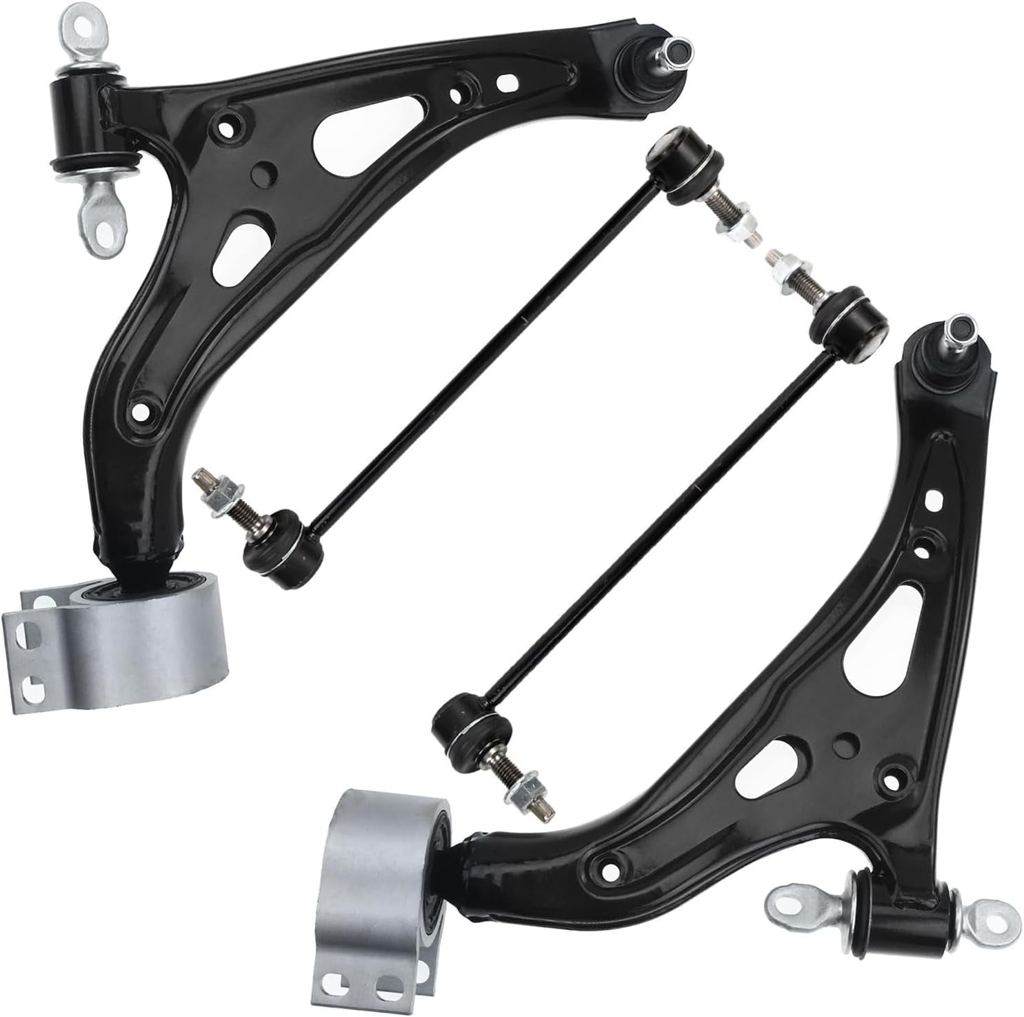 Detroit Axle - 2.5L Front Control Arms Kit for 2017 2018 2019 2020 Buick Envision, 2 Lower Control Arms with Ball Joint 2 Stabilizer Sway Bar End Links Replacement