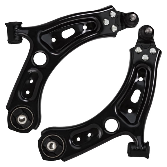 Detroit Axle - 2 FWD Front Lower Control Arms w/Ball Joints for 2015-2023 Jeep Renegade, 16-18 Fiat 500X, Pair Lower Control Arms w/Ball Joints Assemblies