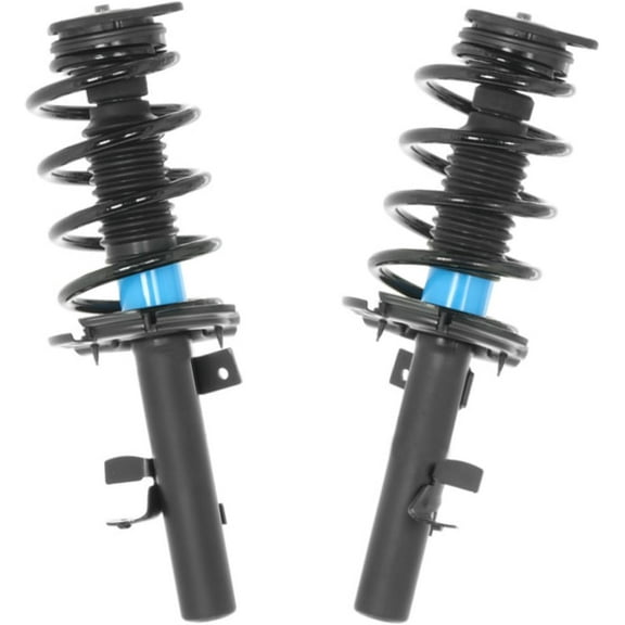 Detroit Axle - 2 FWD Front Struts for Ford C-Max 2013 2014 2015 2017 [Energi SEL], 2 Complete Struts with Coil Spring Assembly Replacement