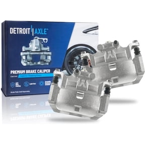 Detroit Axle - 2 Front Brake Calipers for Nissan Versa Note March Micra, Brake Calipers with Bracket Assembly Replacement