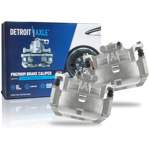 Detroit Axle - 2 Front Brake Calipers for Nissan Versa Note March Micra, Brake Calipers with Bracket Assembly Replacement
