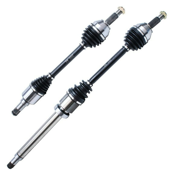 Detroit Axle - 2 Front CV Axle Shafts for 2000-2011 Ford Focus 2001 2002 2003 2004 2005 2006 2007 2008 2009 2010 CV Axle Shaft Driver & Passenger Side Replacement Pair