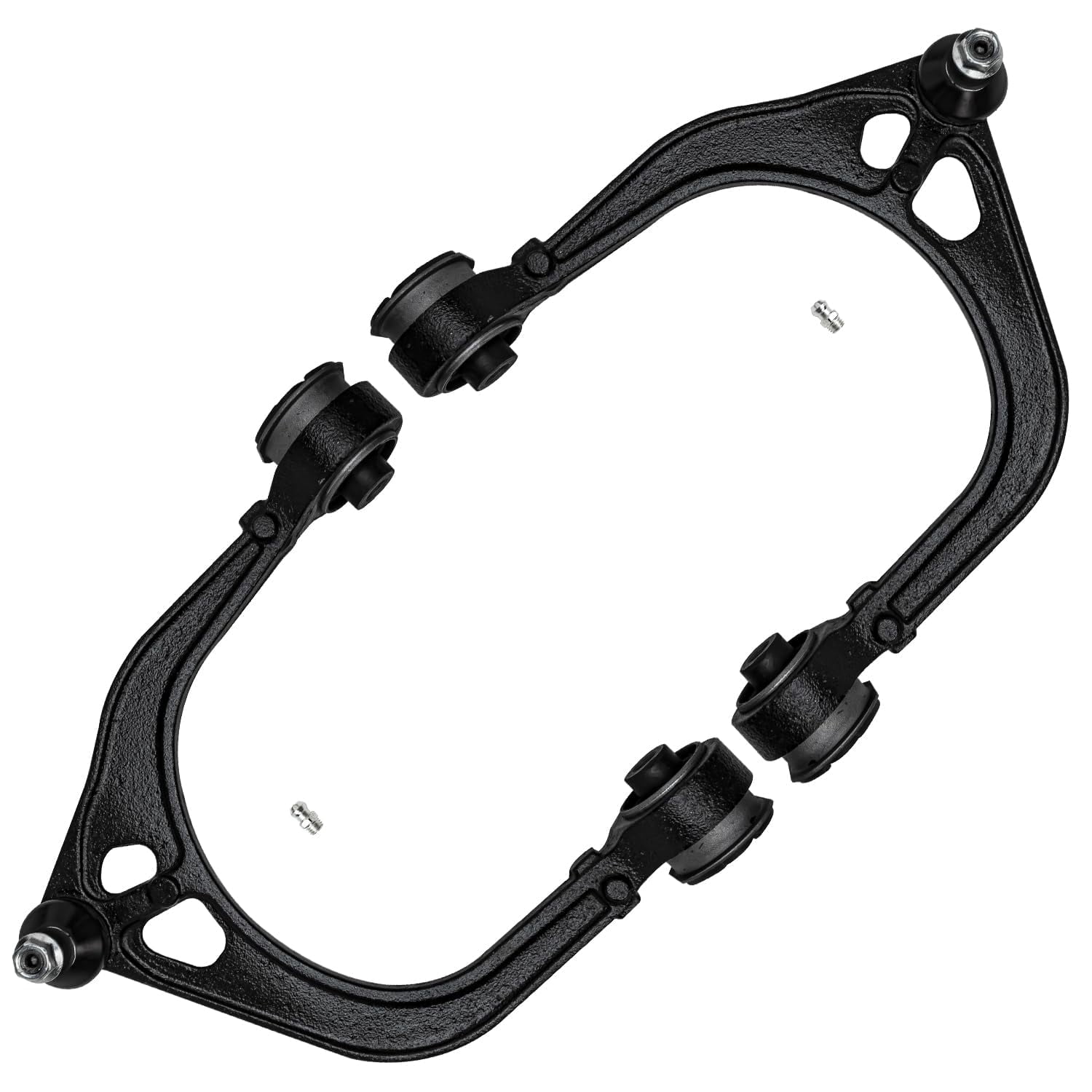 Detroit Axle - 2 Front Control Arms for 2005-2023 Chrysler 300 2008-2023 Dodge Challenger 2006-2023 Charger 2005-2008 Magnum Upper Control Arms with Ball Joints Assembly Set Replacement