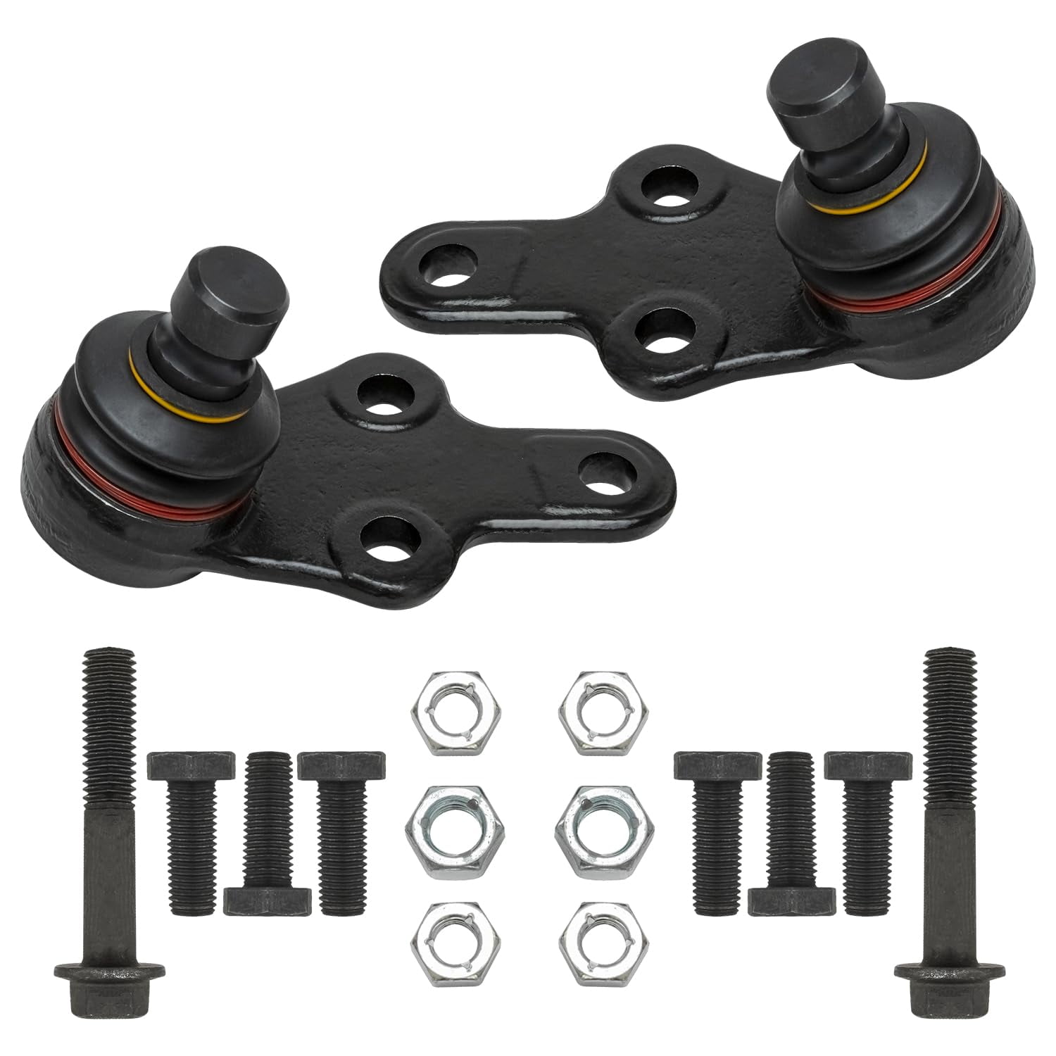 Detroit Axle - 2 Front Lower Ball Joints for 2013-2018 Ford Focus, 2014-2018 Transit Connect, Lower Ball Joints Pair Assembly Replacement