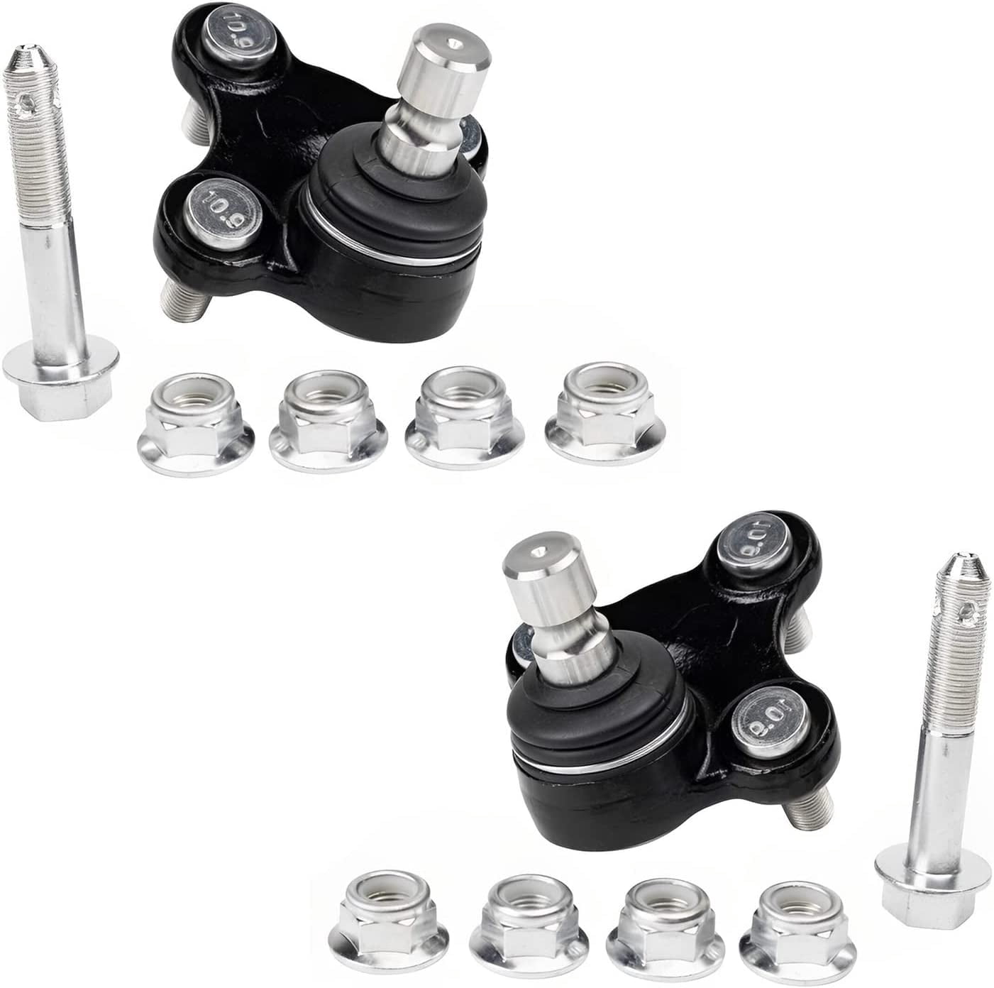 Detroit Axle - 2pc Front Lower Ball Joints for Hyundai Sonata Tucson Kia Optima Sportage Lower Ball Joints Assembly