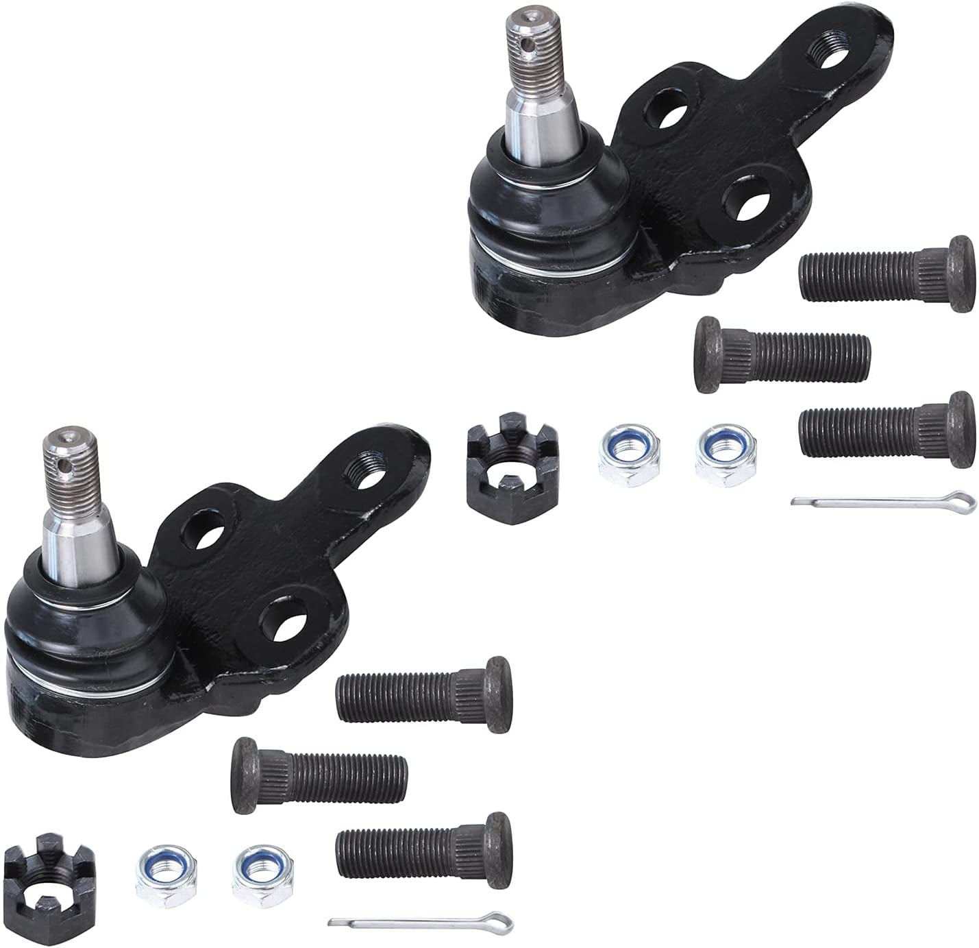 Detroit Axle - 2 Front Lower Ball Joints for Toyota Camry Avalon Sienna Solara Lexus ES300 RX300 Pair Lower Ball Joint Replacement