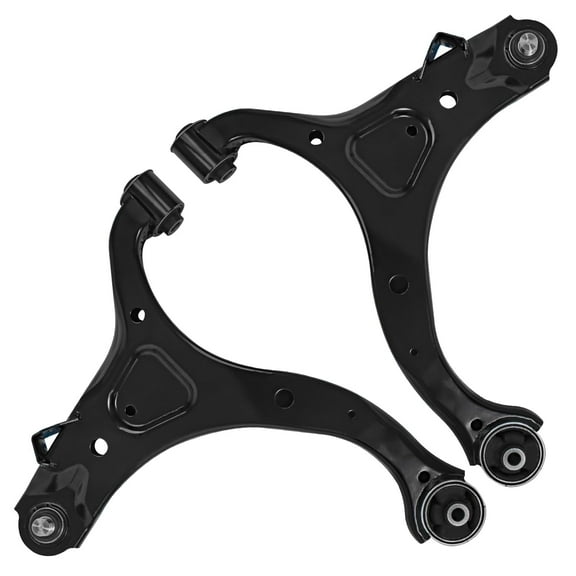 Detroit Axle - 2 Front Lower Control Arms for 2007-2012 Hyundai Santa Fe, 11-13 Kia Sorento, 2007 2008 2009 2010 2011 2012 2013 Lower Control Arms with Ball Joints Assembly Set Replacement