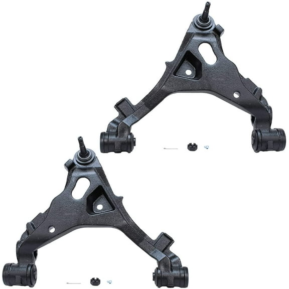 Detroit Axle - 2 Front Lower Control Arms for 4WD 1997-2003 Ford F-150, 1997-1999 F-250, 1997-2002 Expedition 1998 2000 2001 Lower Control Arm w/Ball Joint Driver Passenger Side Replacement