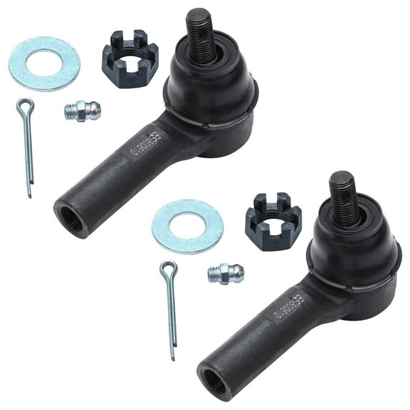 Detroit Axle - 2 Front Outer Tie Rods for 2007-2011 Honda CR-V, 2011-2012 CR-Z, Outer Tie Rod Ends Driver & Passenger Side Replacement