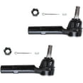 thumbnail image 1 of Detroit Axle - 2 Front Outer Tie Rods for 2009-2017 Chevy Traverse, 2007-2016 GMC Acadia, 2007-2010 Saturn Outlook Outer Tie Rod Ends Replacement, 1 of 7
