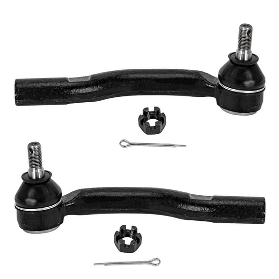 Detroit Axle - 2 Front Outer Tie Rods for 2012-2017 Toyota Camry, 2013-2018 Avalon, Outer Tie Rod Ends Assembly Pair Replacement