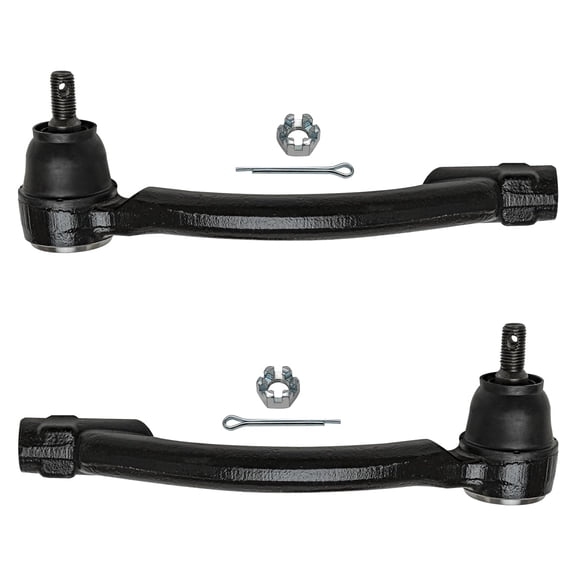 Detroit Axle - 2 Front Outer Tie Rods for 2014-2017 Kia Forte Forte5 Koup Outer Tie Rods Assembly 2015 2016 Replacement
