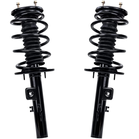 Detroit Axle - FWD Front Ready Struts for Ford 2008-2009 Taurus Mercury Sable, Complete 2 Struts w/Coil Spring Assembly Replacement Suspension Quick Install Ready Struts Shocks