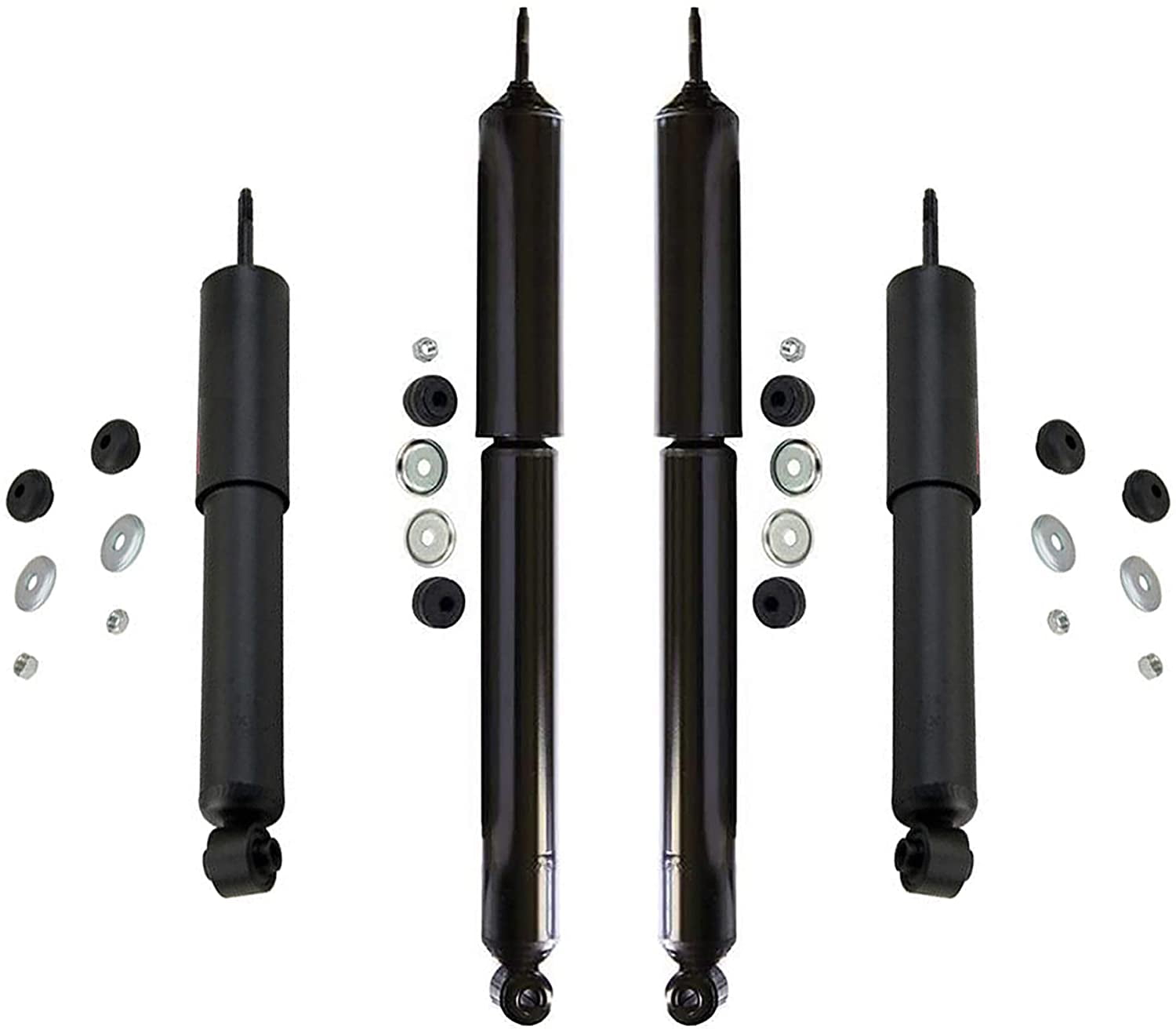Detroit Axle 2 Front 2 Rear Shocks for 4WD 19972003 Ford F150