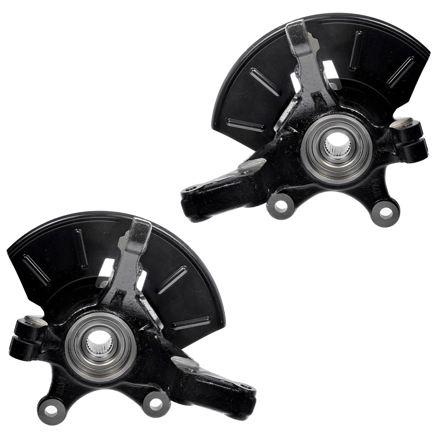 Detroit Axle 2 Front Steering Knuckles & Wheel Bearing Hubs for 0511