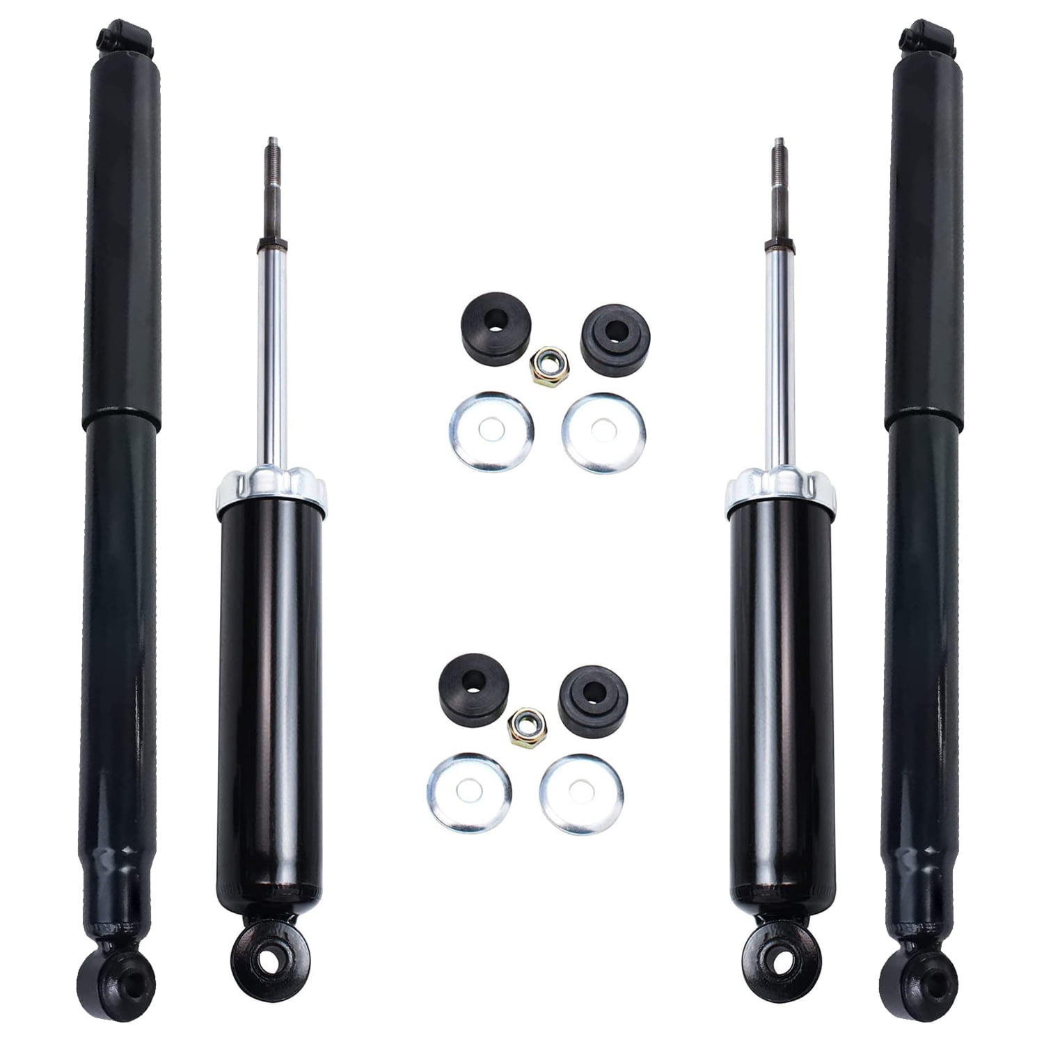 Detroit Axle 2 Front Struts and 2 Rear Shocks for 2WD Ford F150 F250 F350 Ranger Bronco, 2