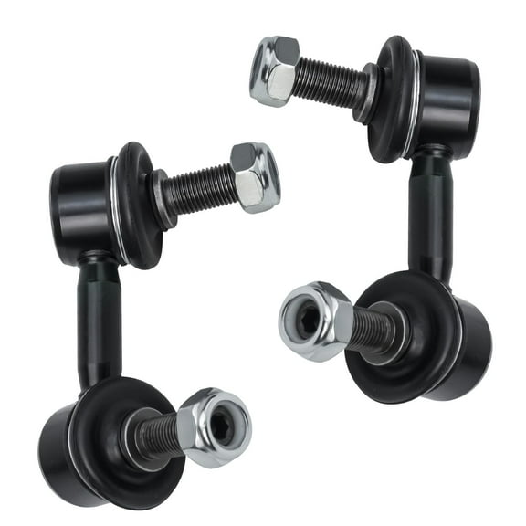 Detroit Axle - 2 Front Sway Bars for 2001-2004 Toyota Tacoma [4WD & Pre-Runner 2WD] 2002 2003 Stabilizer Sway Bar Links Replacement