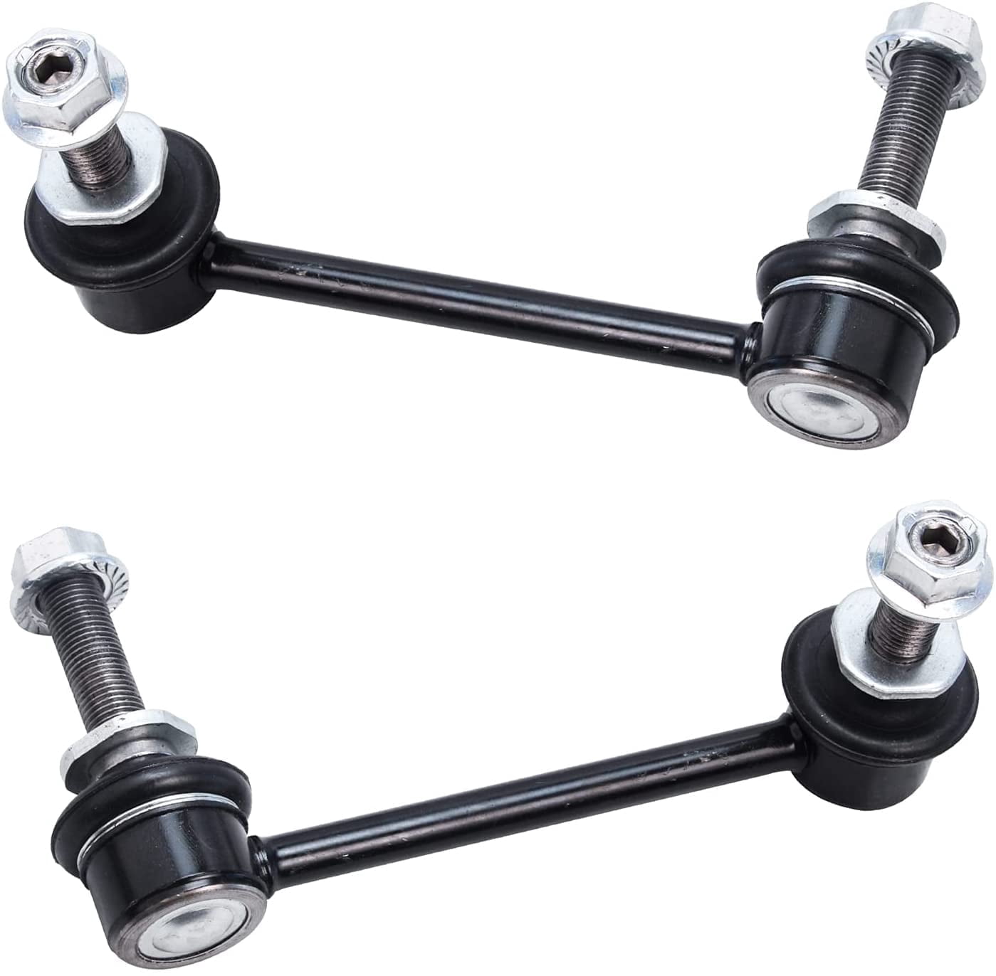 Detroit Axle - 2 Front Sway Bars for 2003-2022 Toyota 4Runner FJ Cruiser Lexus GX470, Sway Bar Links 2004 2005 2006 2007 2008 2009 2010 2011 2012 2013 2014 2015 2016 2017 2018 2019 2020 2021