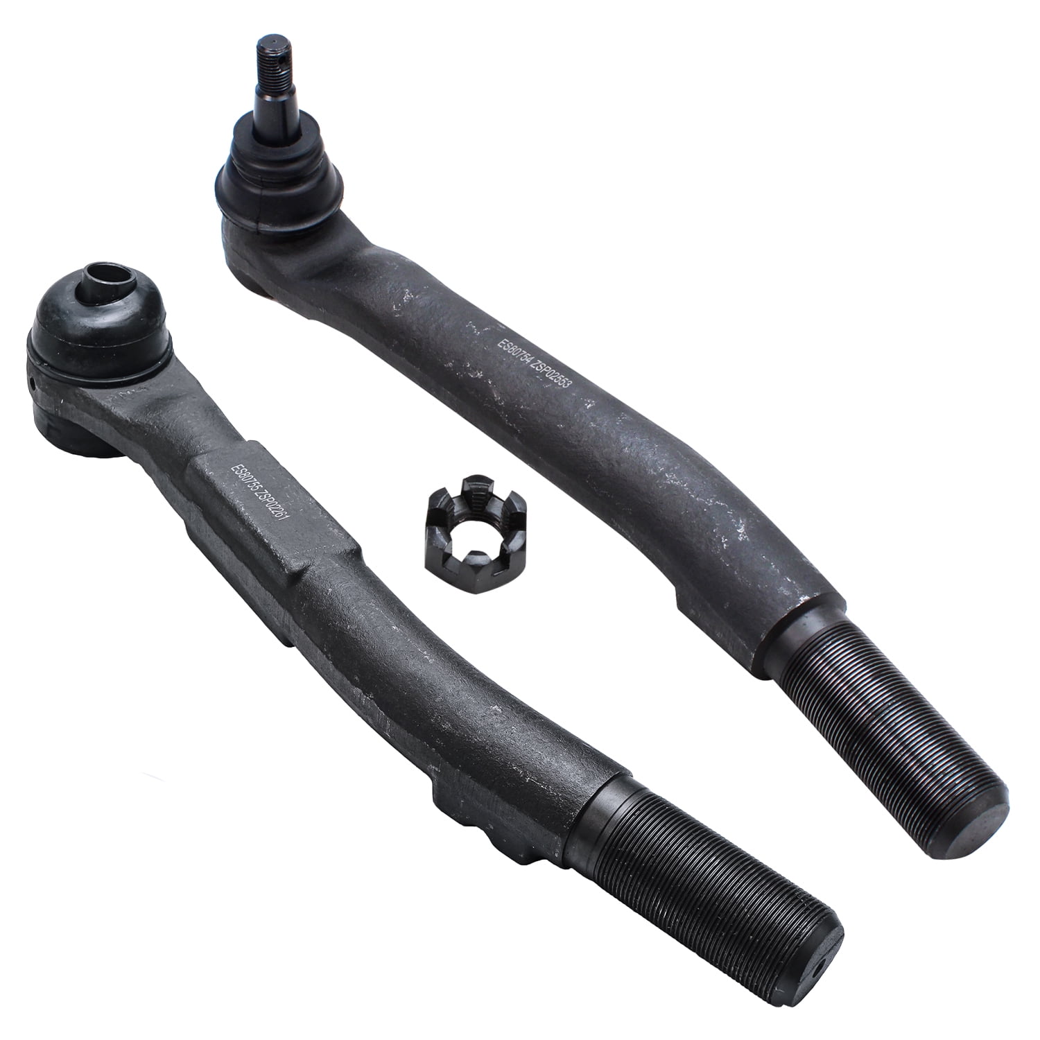 Detroit Axle - 2 Front Tie Rods for 2005-2022 Ford F-250 F-350 Super Duty, 2005-2010 F-450 F-550 Super Duty, 2 Outer Tie Rod Ends Replacement