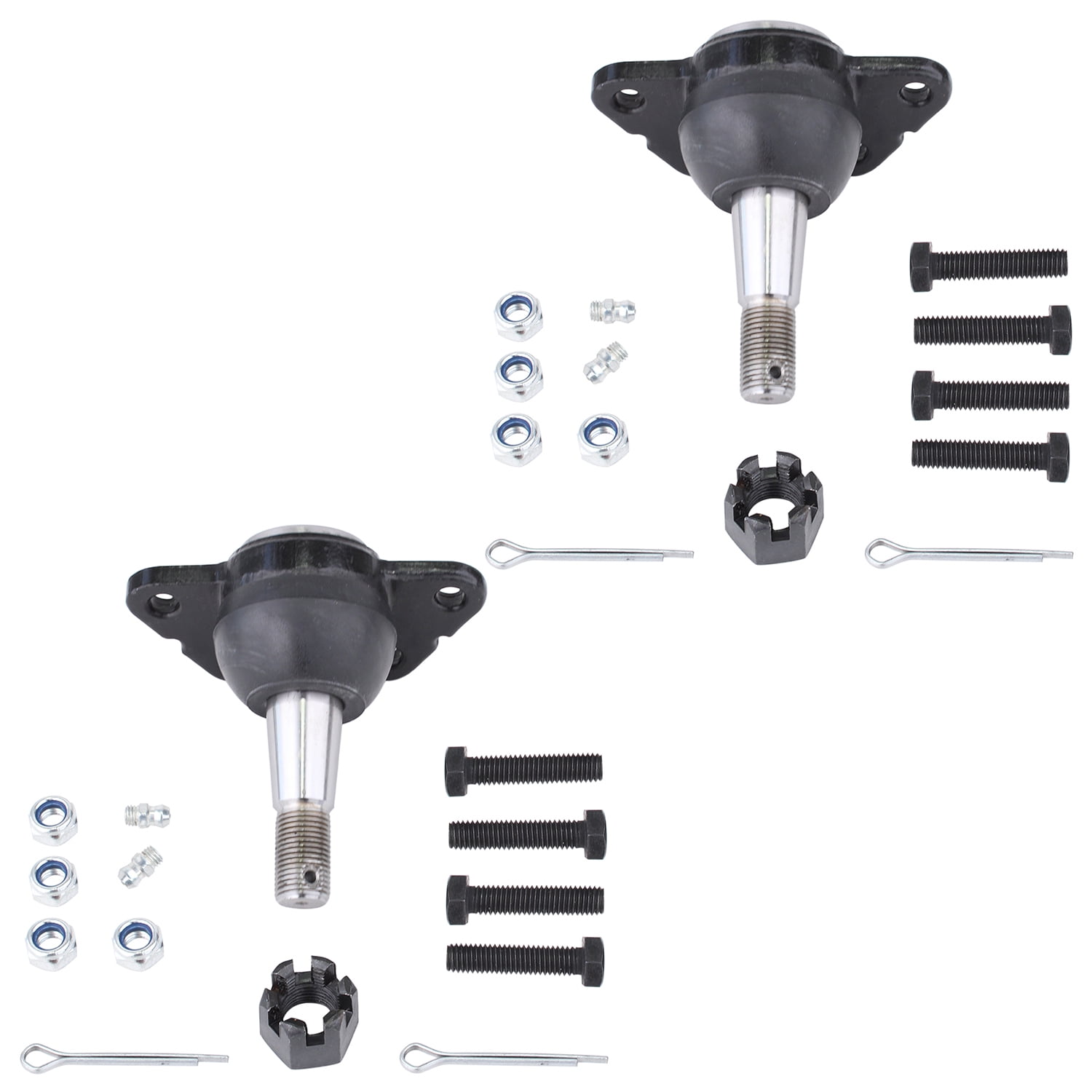 Detroit Axle - 2 Front Upper Ball Joints for Chevrolet GMC K2500 K3500 C2500 C3500 C1500 Suburban Tahoe Yukon Express Savana 2500 3500 Upper Ball Joints Replacement