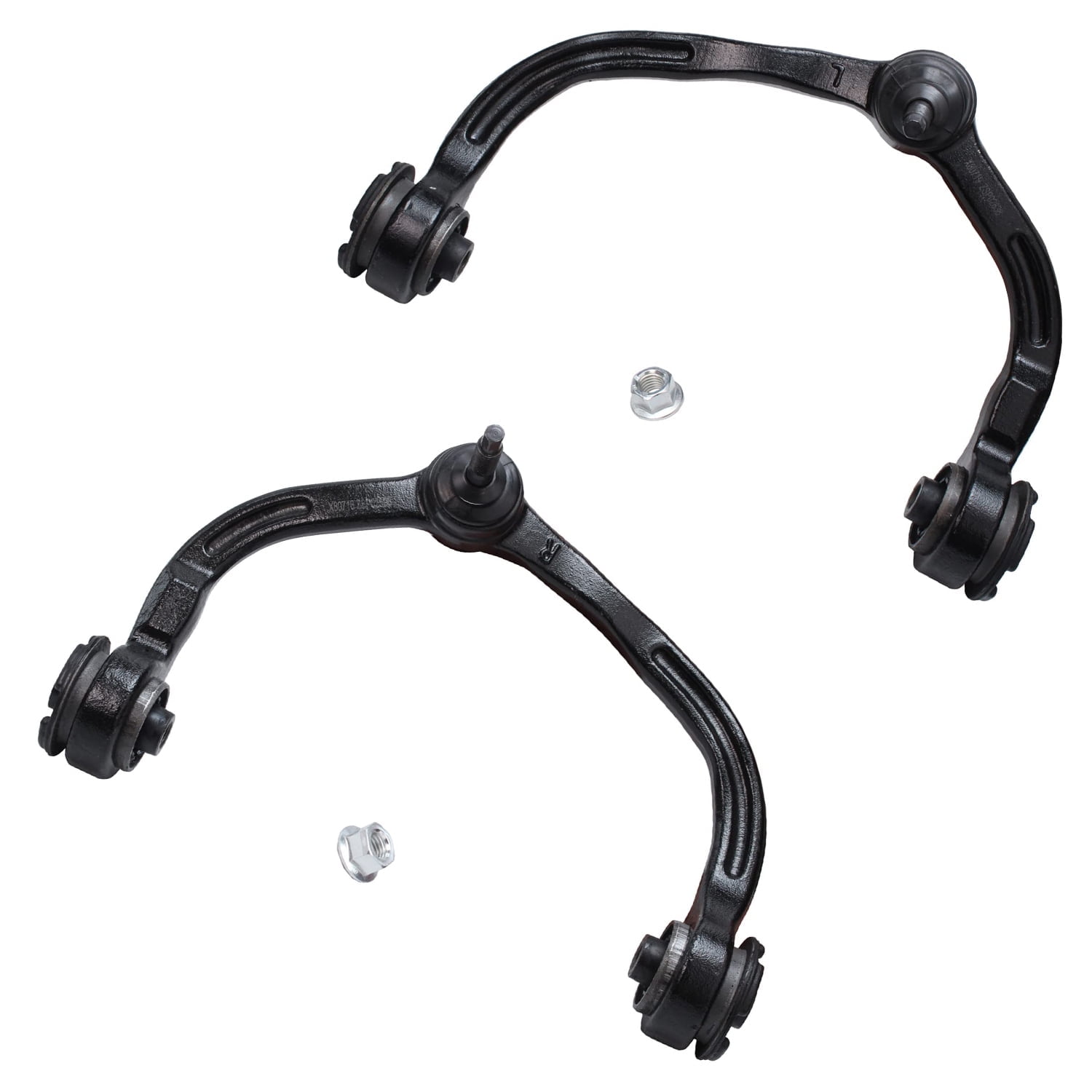 Detroit Axle - 2 Front Upper Control Arms w/Ball Joints for 2004 2005 2006 Ford Expedition Lincoln Navigator Upper Left Control Arm Pre-Assembled w/Ball Joint Replacement - [Standard Suspension]