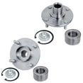 thumbnail image 1 of Detroit Axle - 2 Front Wheel Bearing Hub for 2000-2011 Ford Focus, Wheel Hub Bearings Assembly Replacement 2001 2002 2003 2004 2005 2006 2007 2008 2009 2010 Pair Hubs, 1 of 6