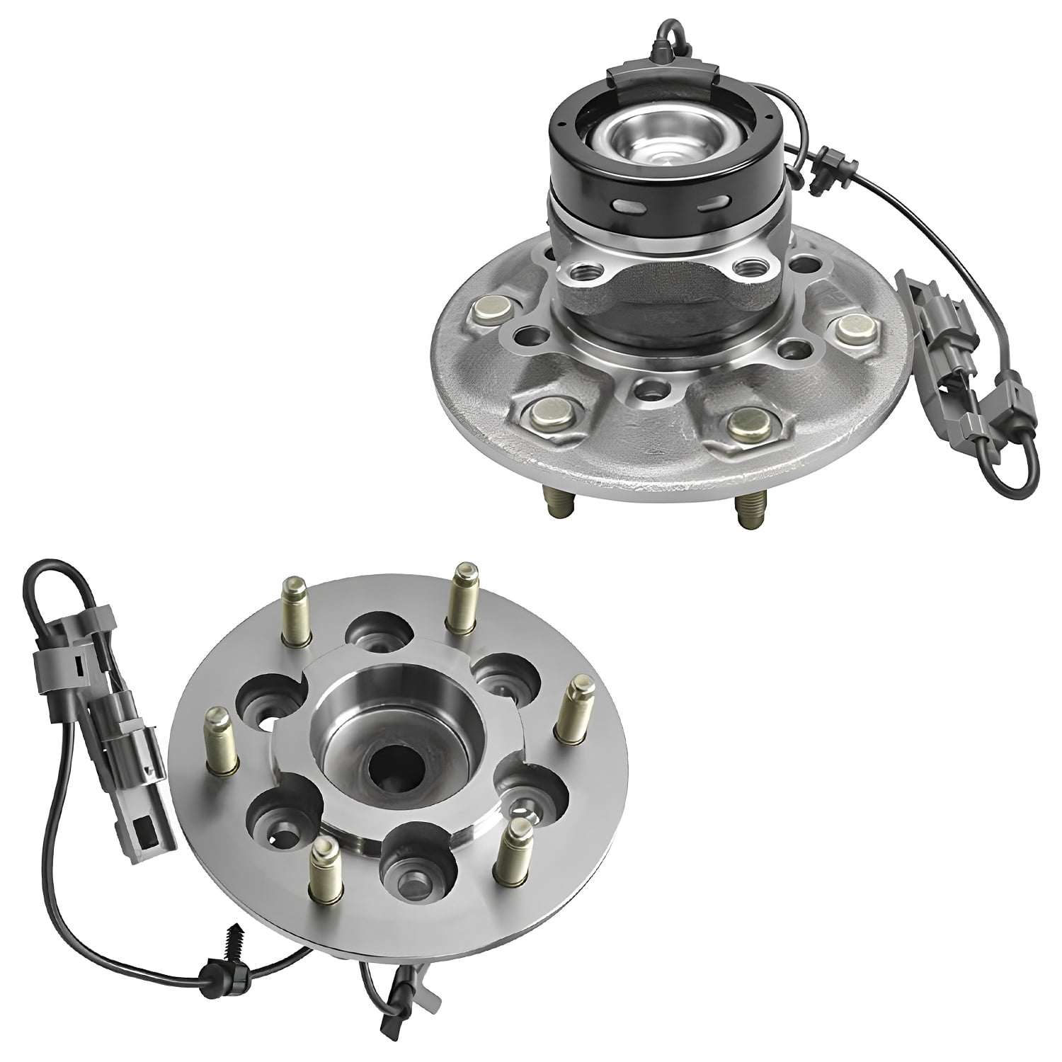 Detroit Axle - 2 Front Wheel Bearing Hub for 2WD 2004-2008 Chevy Colorado GMC Canyon 2005 2006 2007, Wheel Hub Bearings Assembly Replacement, Pair Hubs