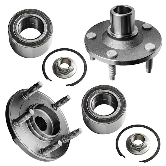 Detroit Axle - 2 Front Wheel Bearing Hubs for 01-12 Ford Escape Mercury Mariner Mazda Tribute, Replacement 2001 2002 2003 2004 2005 2006 2007 2008 2009 2010 2011 2012 Wheel Bearing & Hubs Assembly