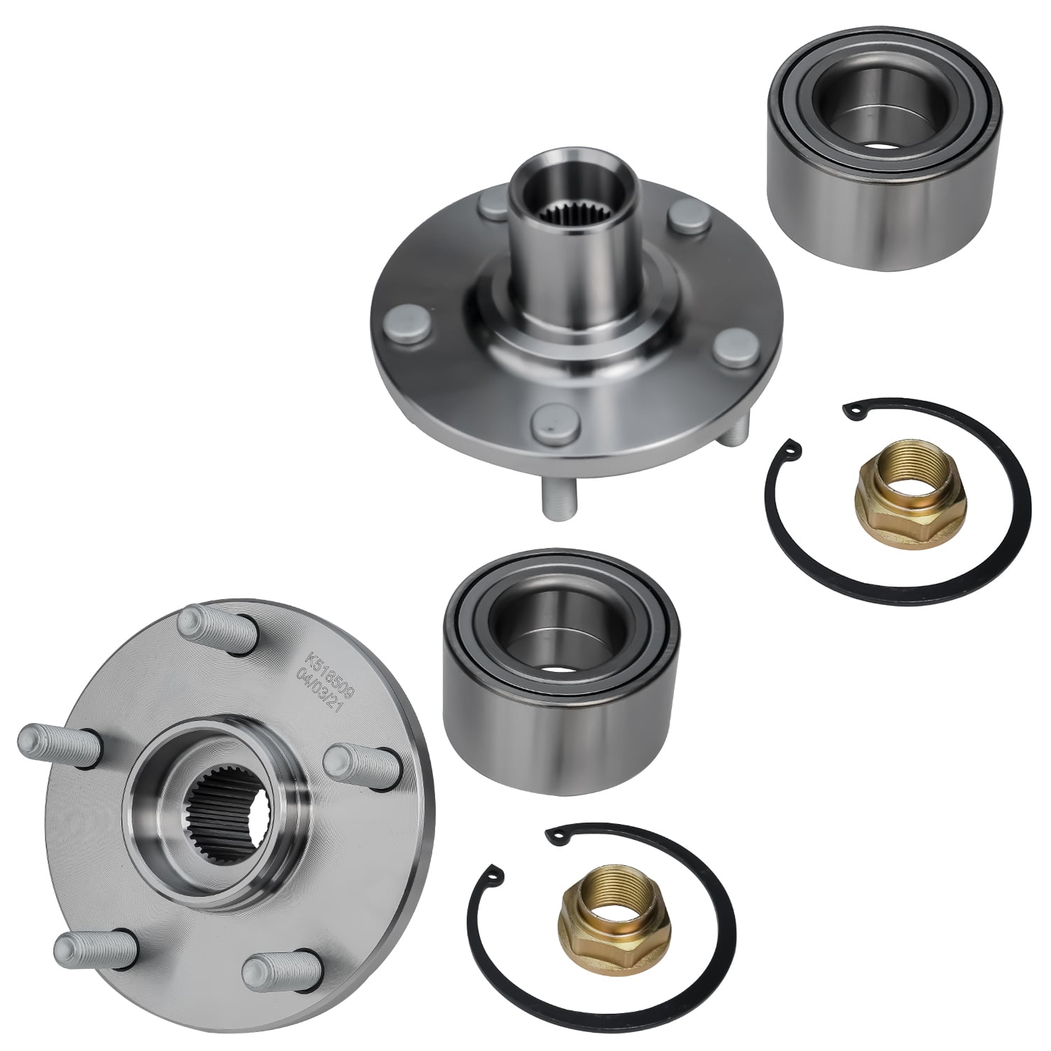 Detroit Axle 2 Front Wheel Bearing Hubs for 19922003 Toyota Camry