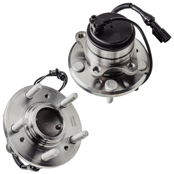 Detroit Axle - 2 Front Wheel Bearing Hubs for 2000-2006 Lincoln LS, 2002-2005 Ford Thunderbird, 2001 2003 2004 Wheel Hub Bearings Set Replacement, Pair Hubs