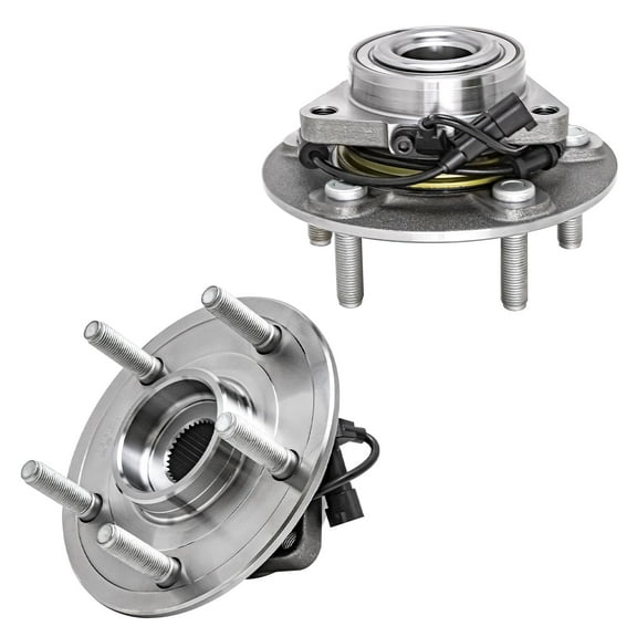 Detroit Axle - 2 Front Wheel Bearing Hubs for 2012-2022 Dodge Ram 1500, 2013 2014 2015 2016 2017 2018 2019 2020 2021 Wheel Bearing and Hubs Replacement