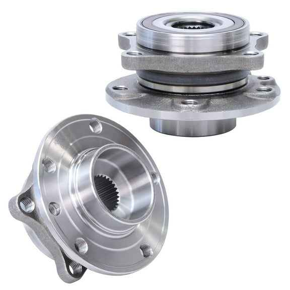 Detroit Axle - 2 Front Wheel Bearing Hubs for 2015-2017 Chrysler 200, 2013 2014-2016 Dodge Dart, Wheel Hub and Bearings Assembly Set Replacement, Pair Hubs