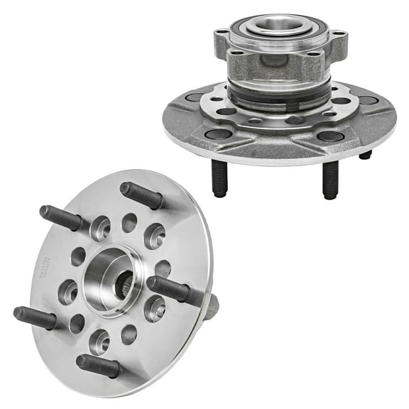 Detroit Axle - 2 Front Wheel Bearing Hubs for 2015-2019 Ford Transit-250 Transit-150, Transit-350 HD, 2016 2017 2018 Wheel Bearing Hubs Assembly Replacement [with Single Rear Wheels (SRW)]