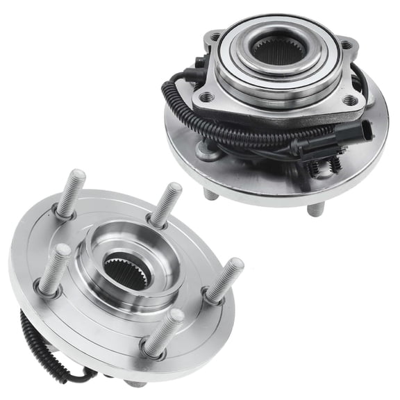Detroit Axle - 2 Front Wheel Bearing Hubs for 2017-2022 Chrysler Pacifica 20-22 Voyager 21-23 Grand Caravan, Replacement 2018 2019 2020 2021 Left and Right Wheel Bearing and Hubs Assembly