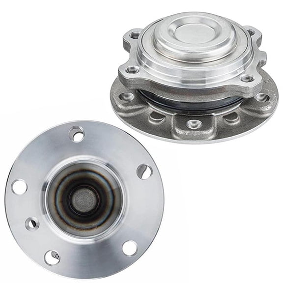 Detroit Axle - 2 Front Wheel Bearing Hubs for BMW 528i 535i 550i 640i 650i 740i 740Li 750i 750Li 760Li, 550i GT xDrive Rolls-Royce Ghost Wraith, Wheel Bearing and Hubs Assembly Replacement