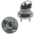 thumbnail image 1 of Detroit Axle - 2 Front Wheel Bearing Hubs for Chevrolet Cobalt Saturn Ion Pontiac G5 Pursuit Wheel Hub Bearings Assembly Set Replacement, Pair Hubs [4-Lug w/ABS], 1 of 7